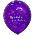 Balónik Happy Birthday - farebný
