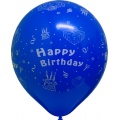 Balónik Happy Birthday - farebný
