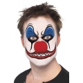 Klaunský make-up s nosom - deluxe