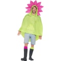 Party poncho kvietinky