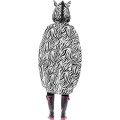 Party poncho Zebra - pláštenka
